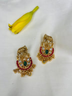 Half Moon Hathi Necklace Set