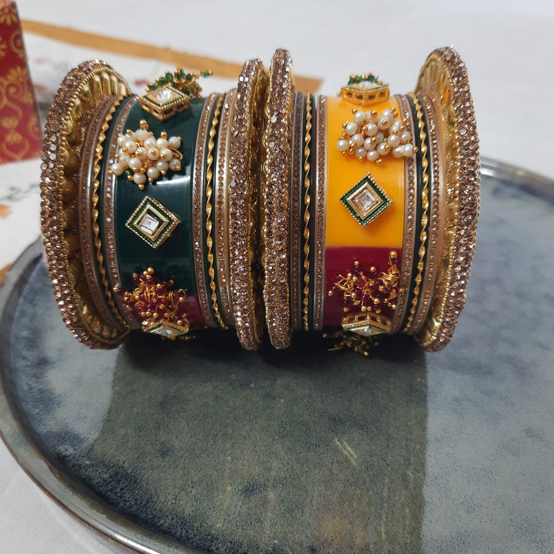 Rajwadi Bangle Set