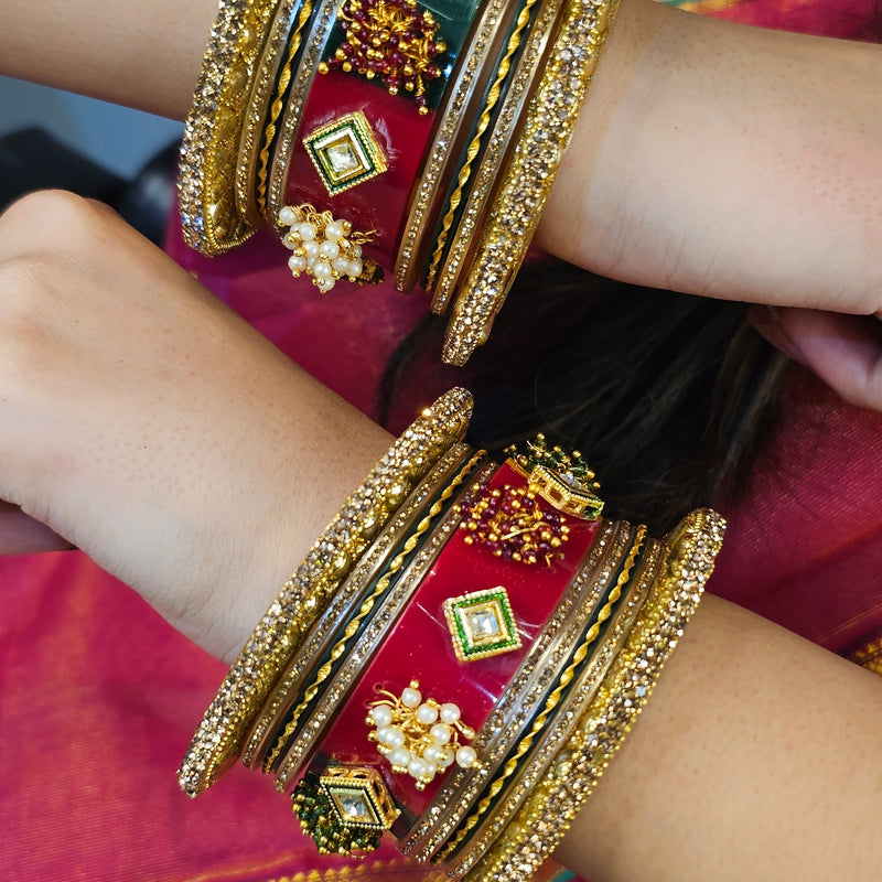 Rajwadi Bangle Set