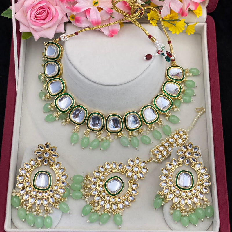 Single line Kundan Stone set