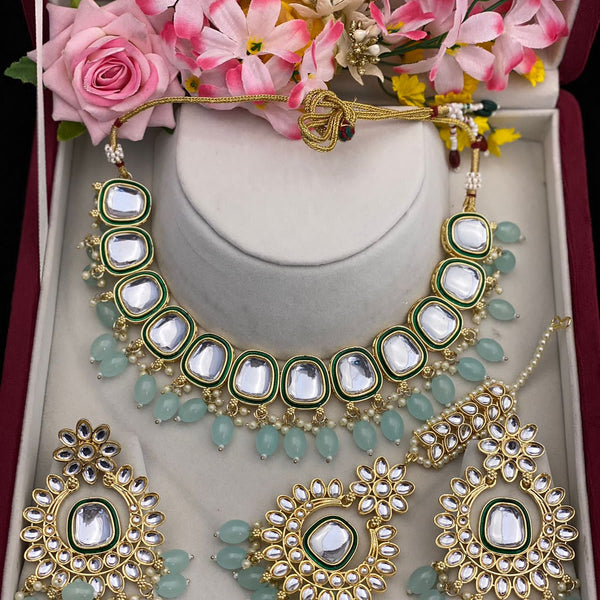 Single line Kundan Stone set