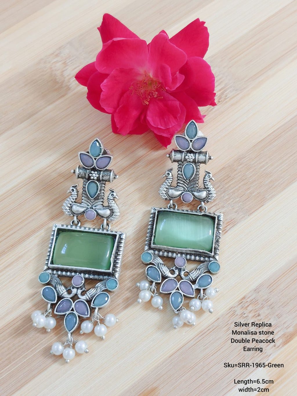 Monalisa Peacock Earrings