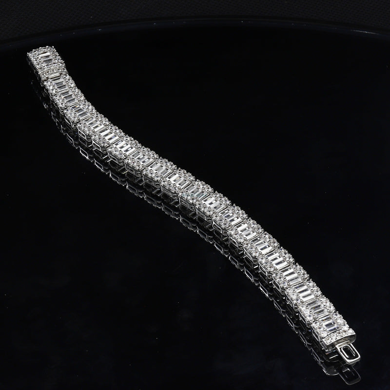 Rectangle Diamond Bracelet