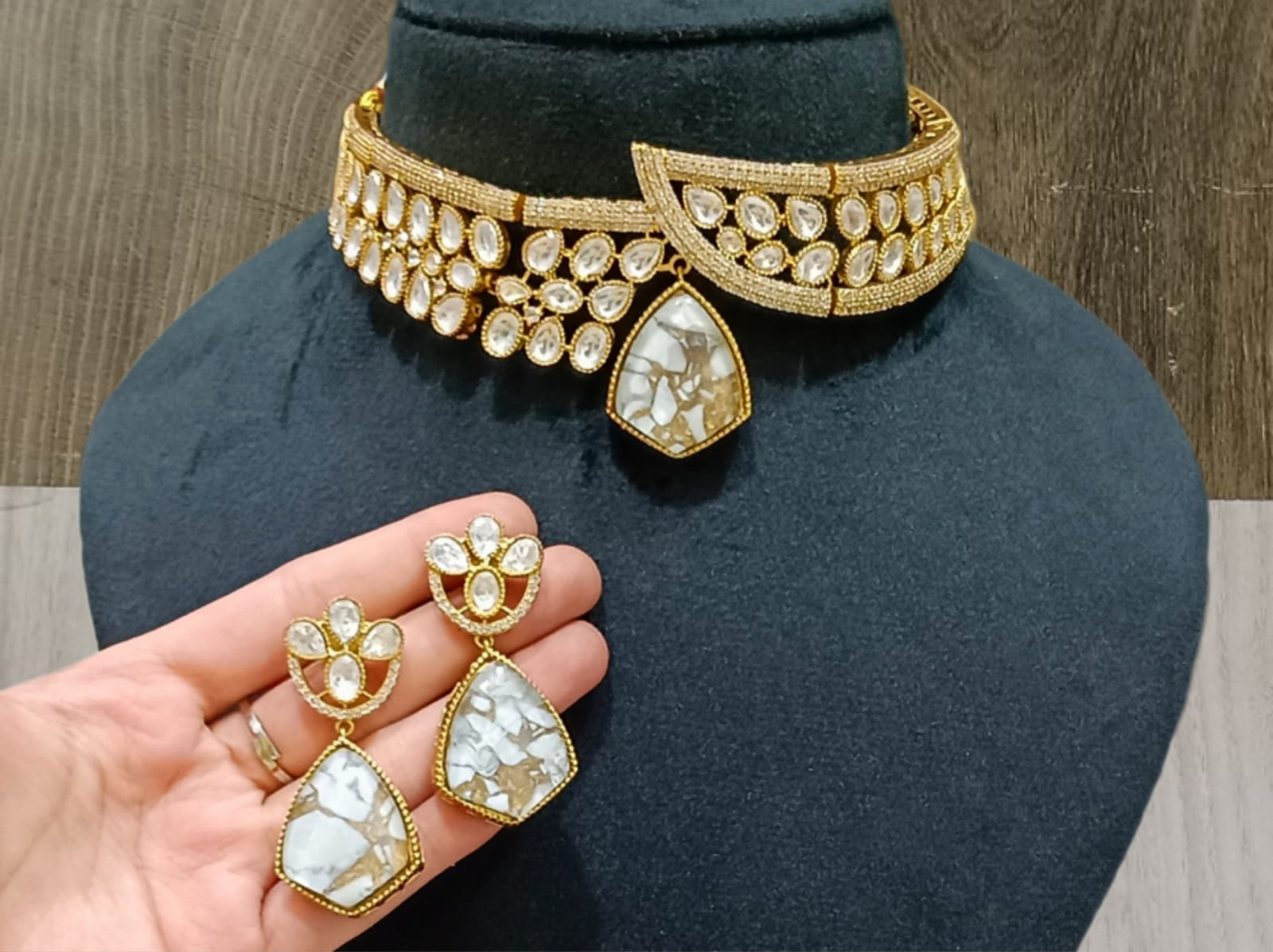 Leafy Kundan Choker Set 1.0