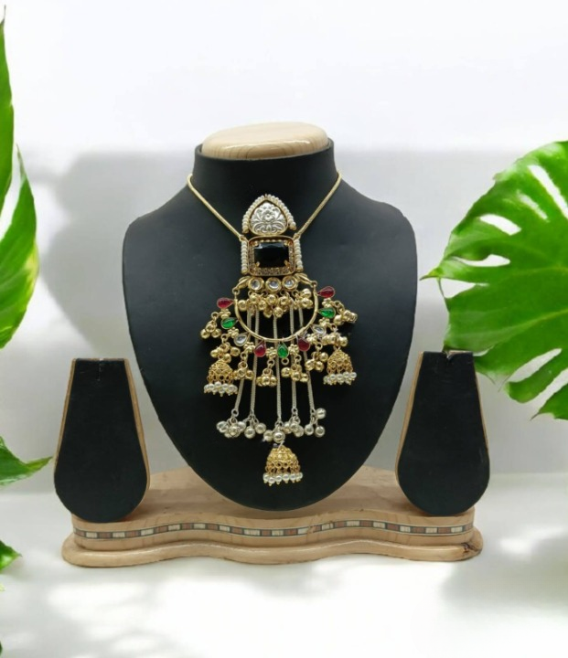 Ethnic Black Fusion Necklace