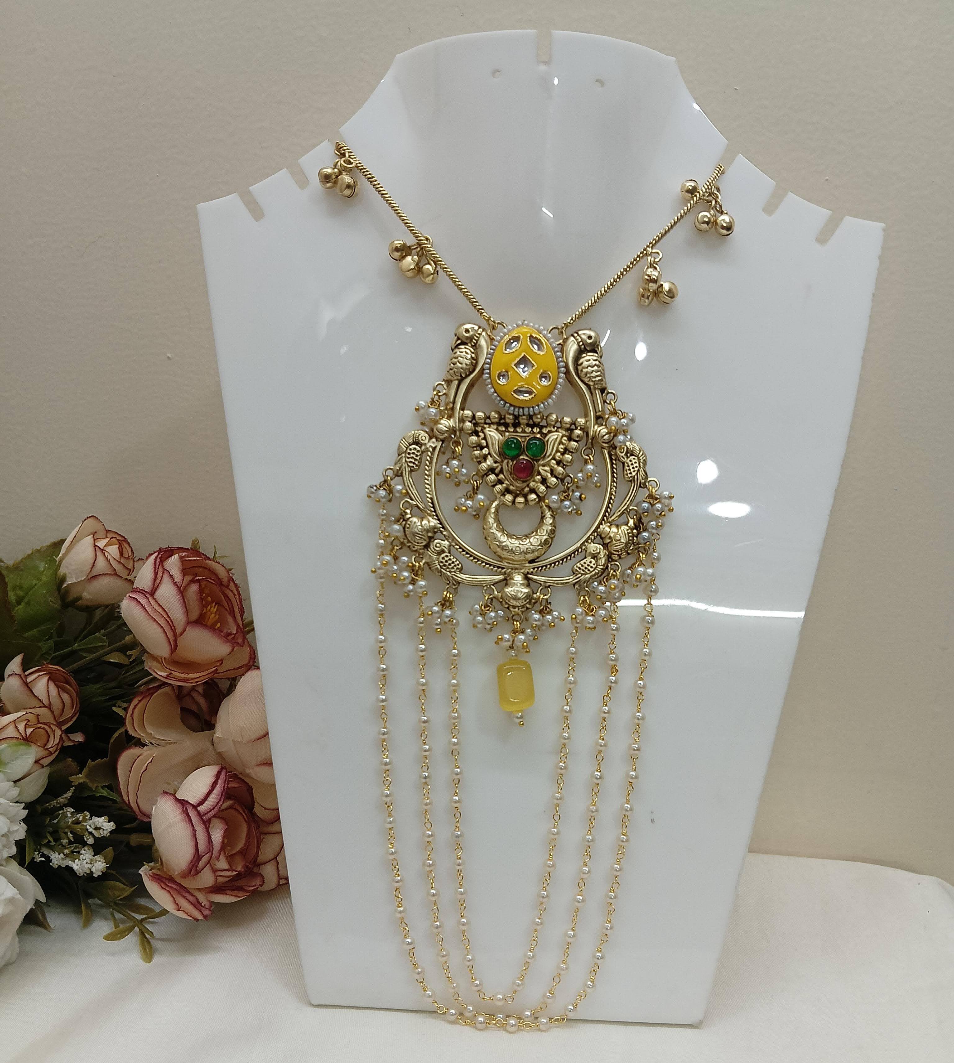 Yellow Apala Polish Necklace