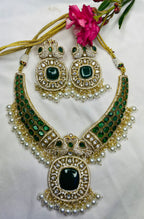 Peacock Doublet Stone Set