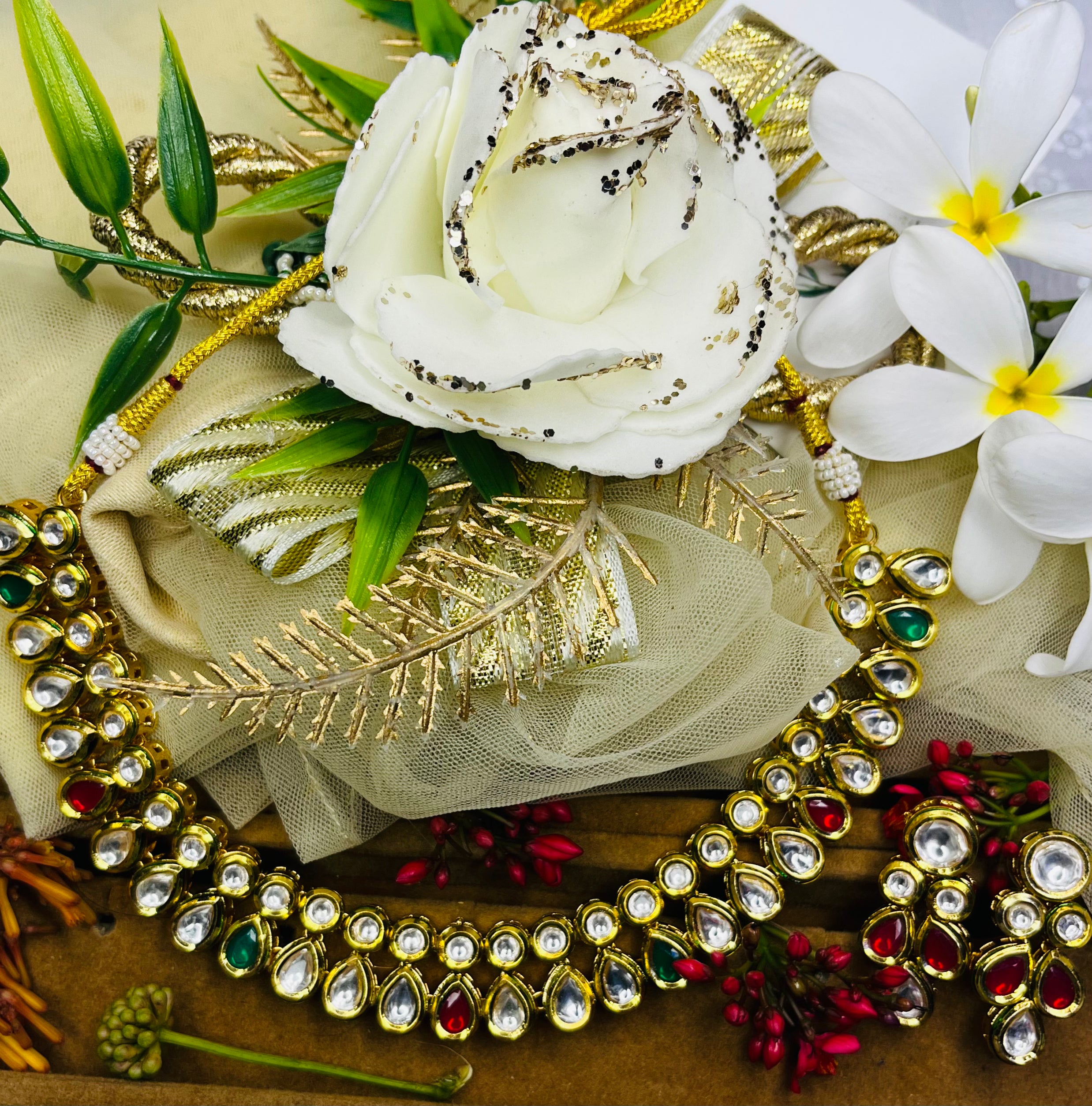 Multicolor Kundan Choker Set
