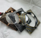 Rectangle Oxidized Kada
