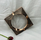 Rectangle Oxidized Kada