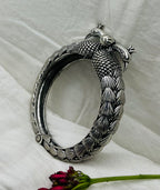Peacock Oxidised Kada
