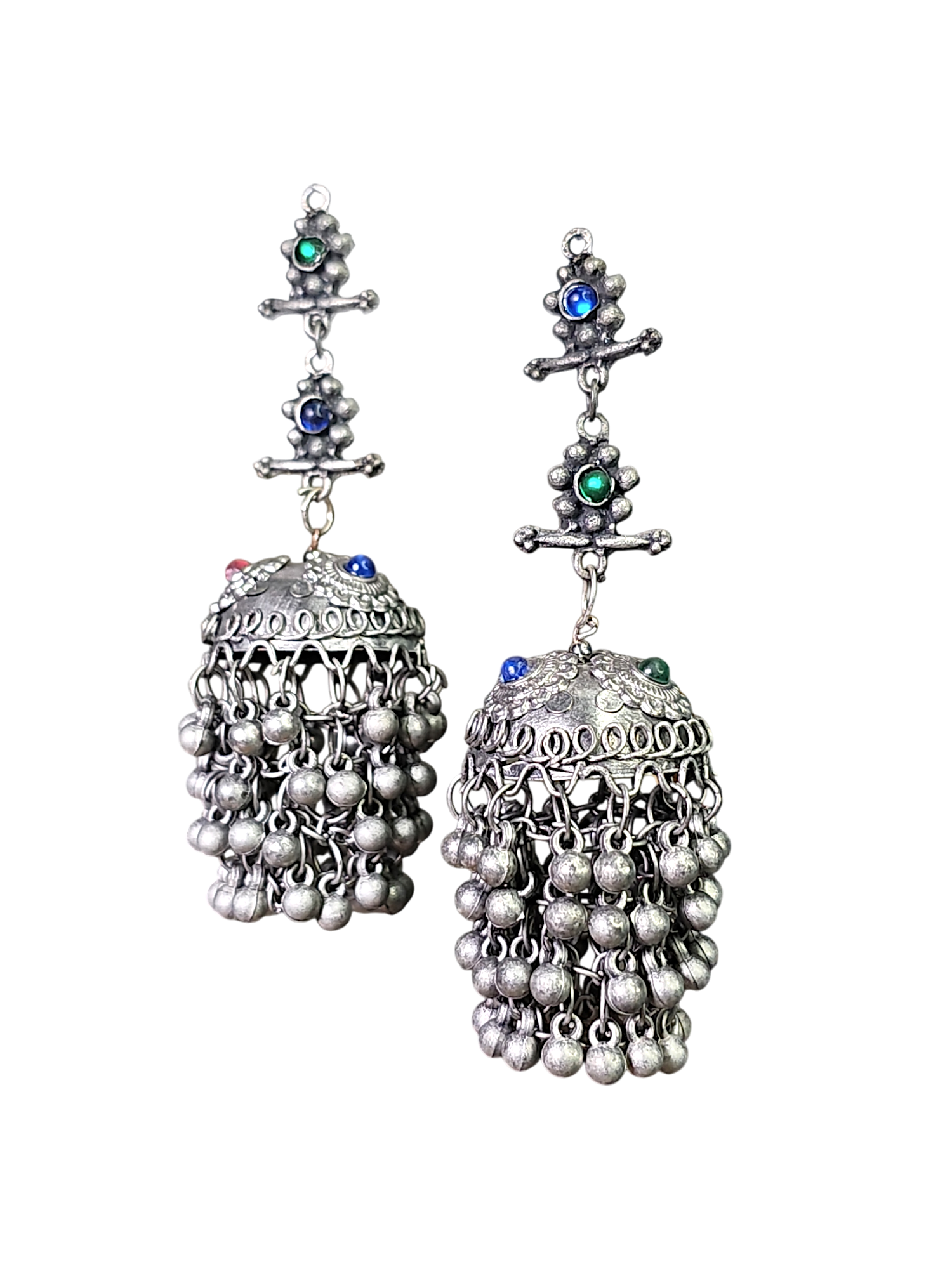 Multicolor Jhumkas