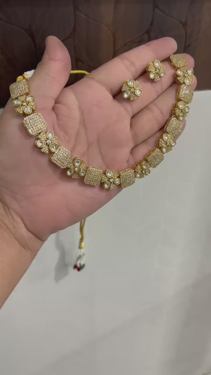 Gold Zircon Set
