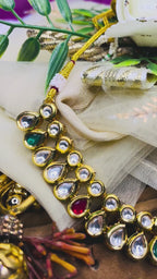 Multicolor Kundan Choker Set