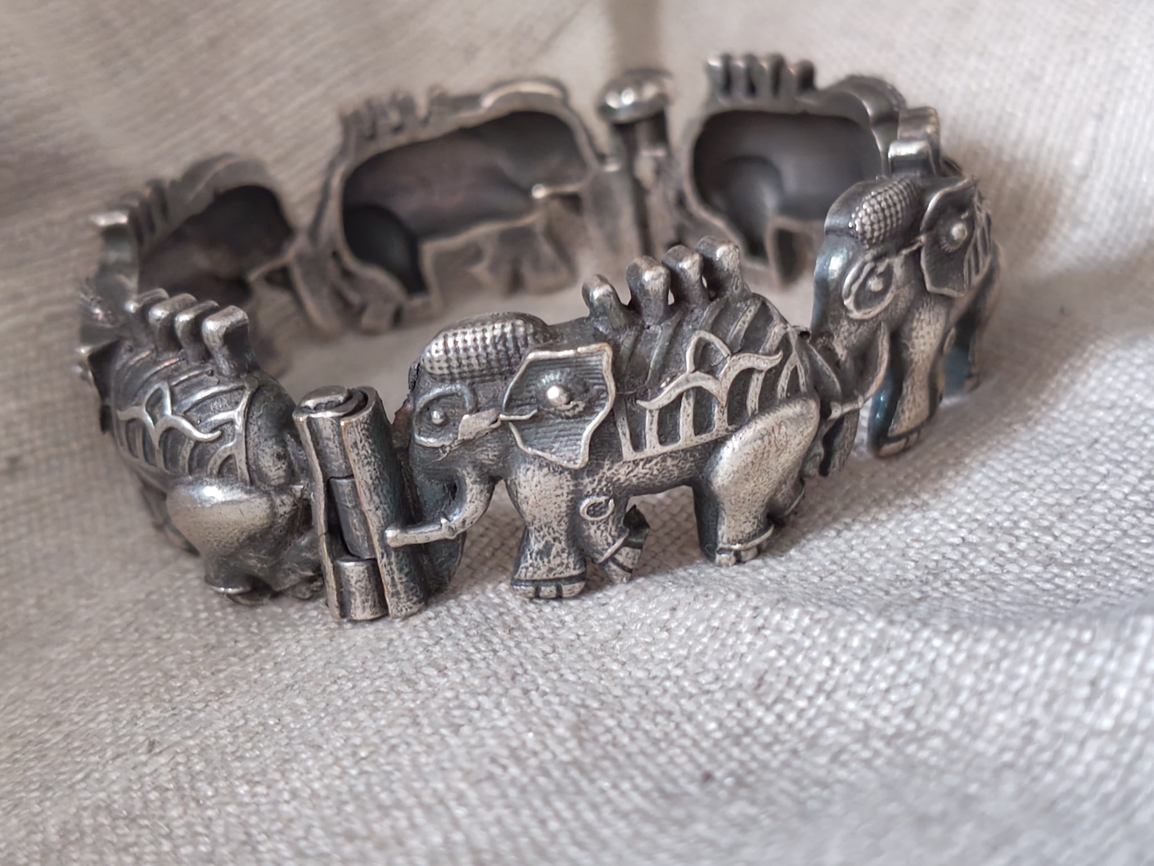 Haathi Oxidized Kada